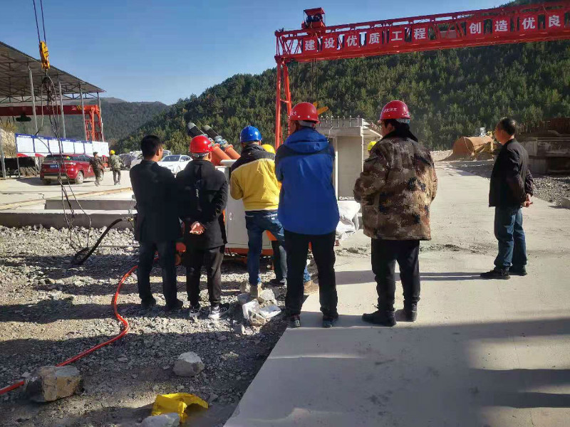 長治40米T梁現場